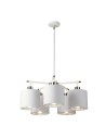 Elstead BALANCE Żyrandol E27 5x40W Biały/Nikiel BALANCE5-WPN