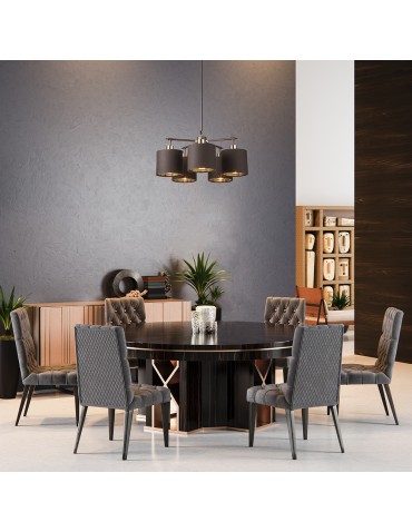 Elstead BALANCE Żyrandol E27 5x40W Brązowy/Mosiądz BALANCE5-BRPB - produkt 2