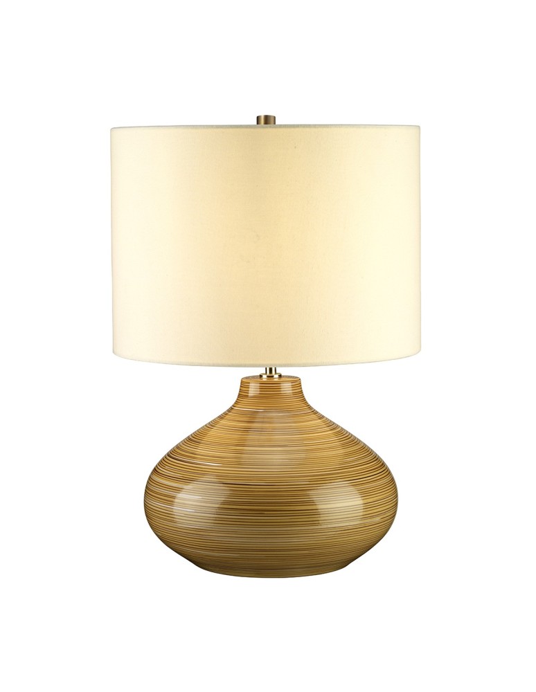 Lampy stołowe z abażurem - Elstead BAILEY Lampa Stołowa E27 1x60W Brązowy BAILEY-TL - produkt kolory-swiatla.pl 1