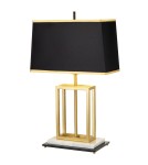 Lampy stołowe z abażurem - Elstead ATLAS Lampa Stołowa E27 1x60W Mosiądz ATLAS-TL - product 1