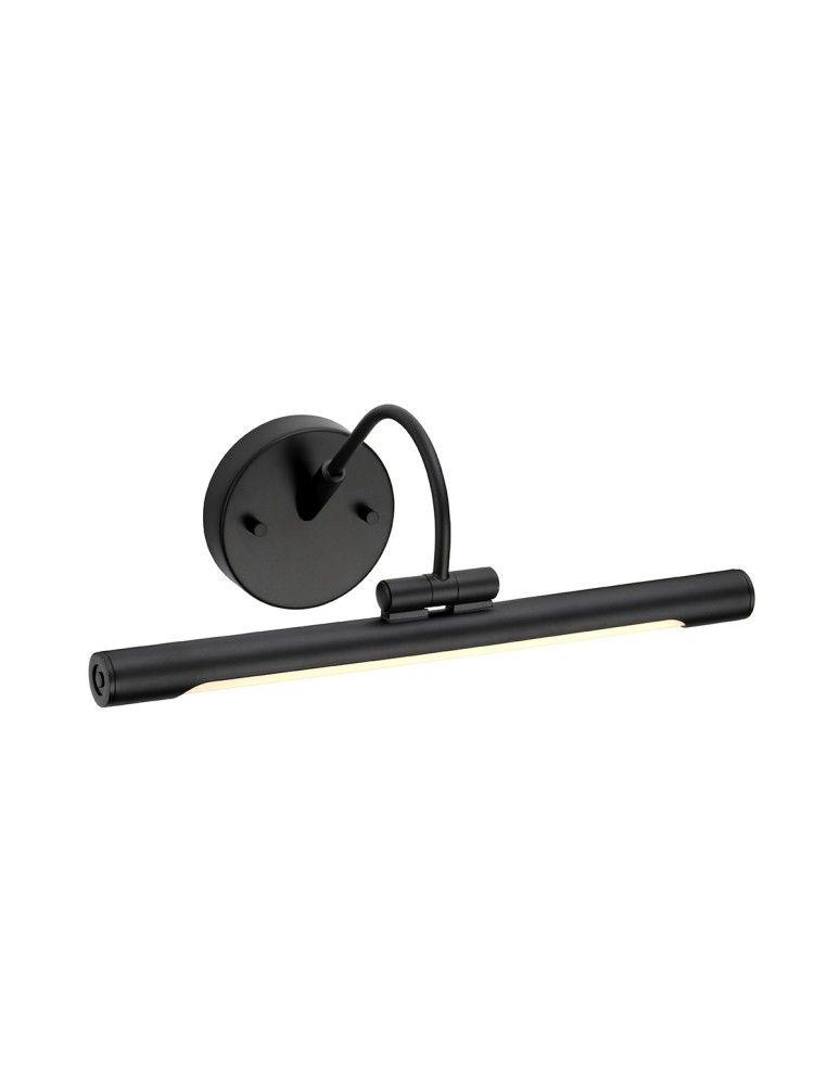 Kinkiety nad obraz - Elstead ALTON  Oświetlenie Obrazu LED 1x6W Czarny ALTON-PL-S-BLK - produkt kolory-swiatla.pl 1