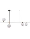 Italux Belmonte 4xG9 Wisząca Czarny mosiężny PND-9152-4-OPAL Italux Belmonte 4xG9 Wisząca Czarny mosiężny PND-9152-4-OPAL