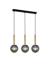Italux Ravena LED 3xE27 Wisząca Dymiony Mosiężny PND-2324-3L BRO+SG