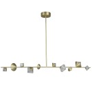 Lampy wiszące LED - Step into Design Lampa wisząca CONE LED złota 130 cm              - product 1