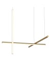 Step into Design Lampa wisząca ASTA-3 LED złota 78 cm             