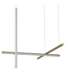 Step into Design Lampa wisząca ASTA-3 LED złota 78 cm Step into Design Lampa wisząca ASTA-3 LED złota 78 cm