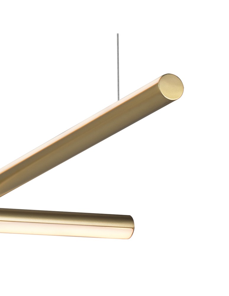 Step into Design Lampa wisząca ASTA-3 LED złota 78 cm Step into Design Lampa wisząca ASTA-3 LED złota 78 cm