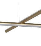 Step into Design Lampa wisząca ASTA-3 LED złota 78 cm Step into Design Lampa wisząca ASTA-3 LED złota 78 cm