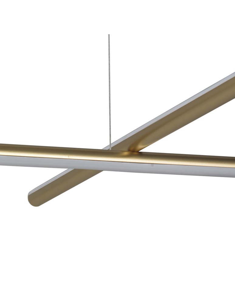 Step into Design Lampa wisząca ASTA-3 LED złota 78 cm Step into Design Lampa wisząca ASTA-3 LED złota 78 cm