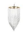 Step into Design Lampa wisząca WAVE złota 40 cm           