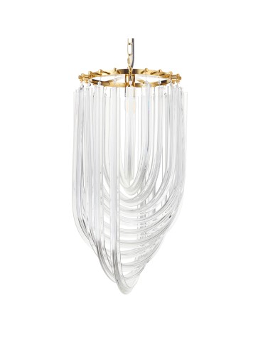 Step into Design Lampa wisząca WAVE złota 60 cm