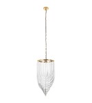 Lampy wiszące - Step into Design Lampa wisząca WAVE złota 60 cm            - product 4