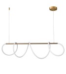 Lampy wiszące designerskie - Step into Design Lampa wisząca FANTASIA LED złota 120 cm             - product 1