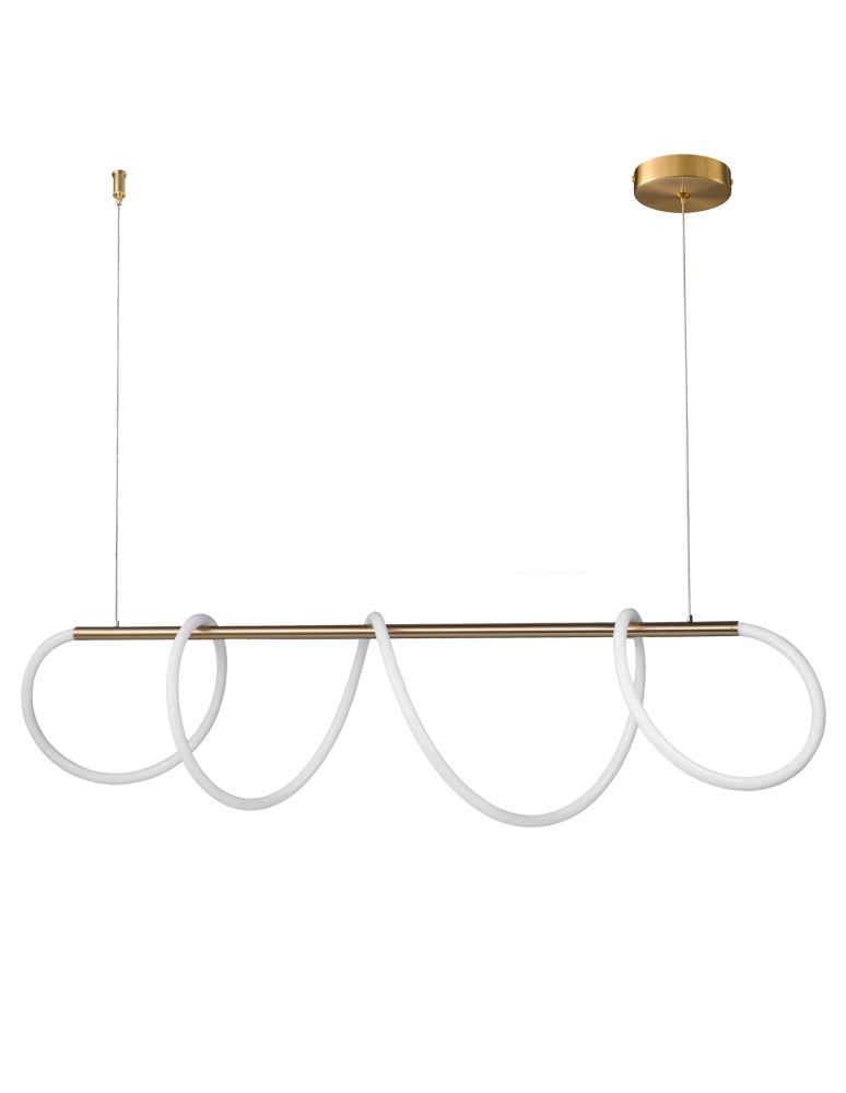 Step into Design Lampa wisząca FANTASIA LED złota 120 cm            