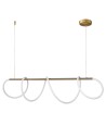 Step into Design Lampa wisząca FANTASIA LED złota 120 cm            
