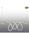 Step into Design Lampa wisząca FANTASIA LONG LED złota 120 cm            