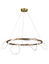 Step into Design Lampa wisząca FANTASIA  ROUND LED złota 60 cm            