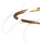 Lampy wiszące designerskie - Step into Design Lampa wisząca FANTASIA  ROUND LED złota 60 cm             - product 2