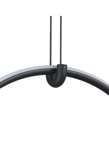 Step into Design Lampa wisząca COCO 1 LED czarna 40 cm             - produkt 2