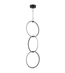 Step into Design Lampa wisząca COCO 3 LED czarna 40 cm Step into Design Lampa wisząca COCO 3 LED czarna 40 cm