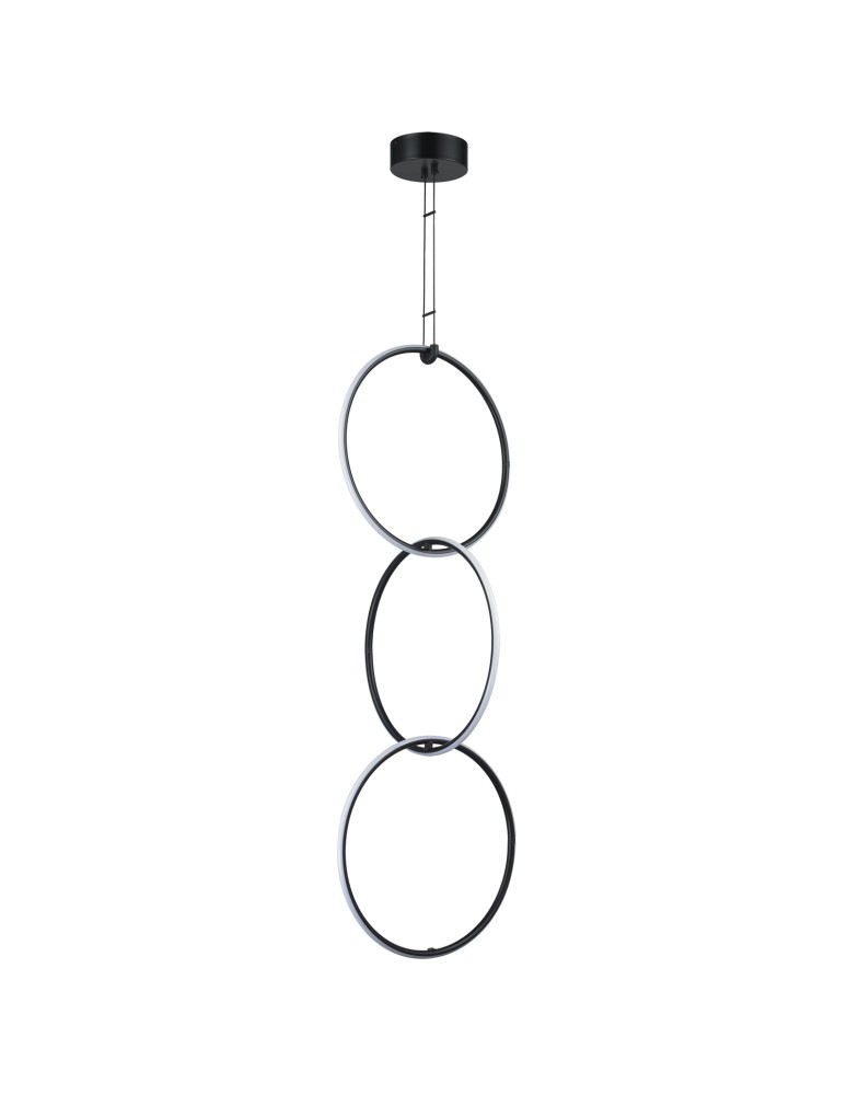 Step into Design Lampa wisząca COCO 3 LED czarna 40 cm Step into Design Lampa wisząca COCO 3 LED czarna 40 cm