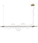 Step into Design Lampa wisząca AMORE złota 153 cm Step into Design Lampa wisząca AMORE złota 153 cm