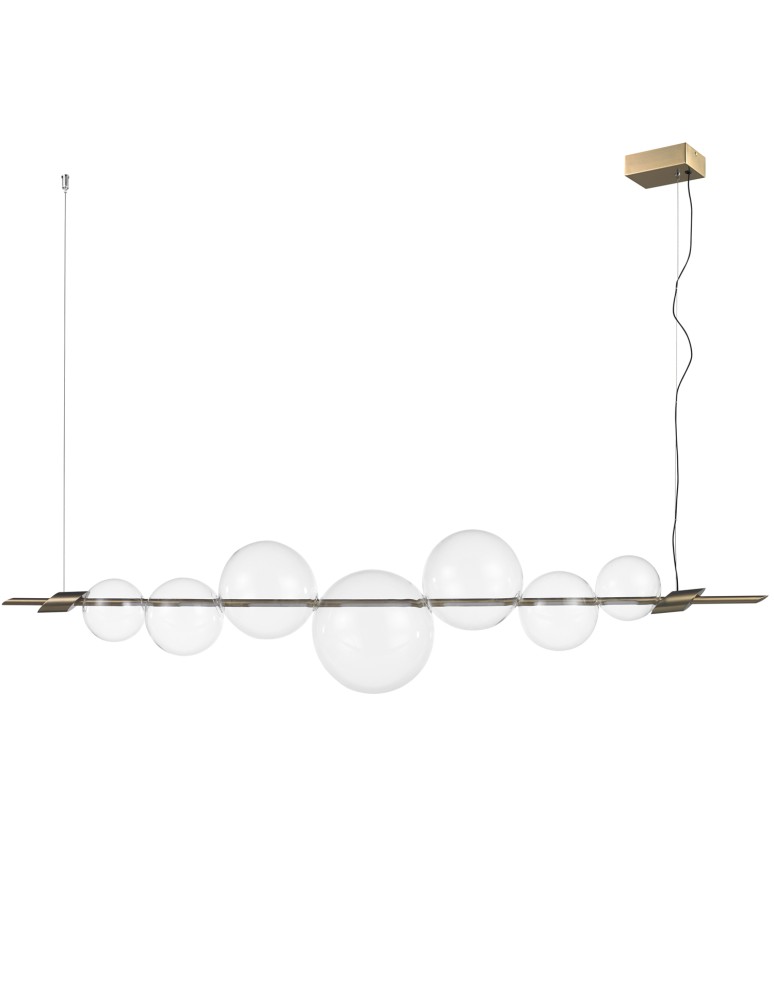 Step into Design Lampa wisząca AMORE złota 153 cm Step into Design Lampa wisząca AMORE złota 153 cm