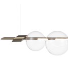 Step into Design Lampa wisząca AMORE złota 153 cm Step into Design Lampa wisząca AMORE złota 153 cm
