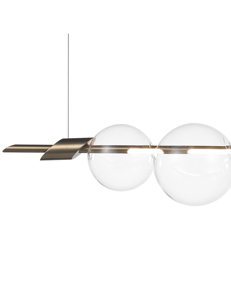 Step into Design Lampa wisząca AMORE złota 153 cm Step into Design Lampa wisząca AMORE złota 153 cm