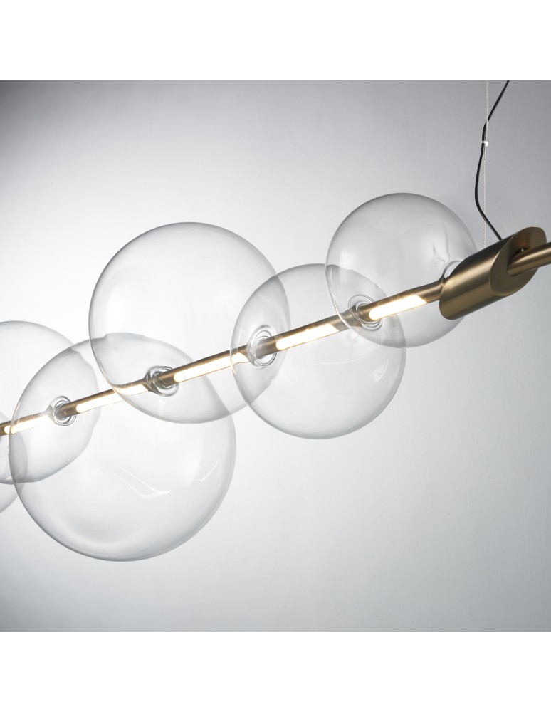 Step into Design Lampa wisząca AMORE złota 153 cm Step into Design Lampa wisząca AMORE złota 153 cm