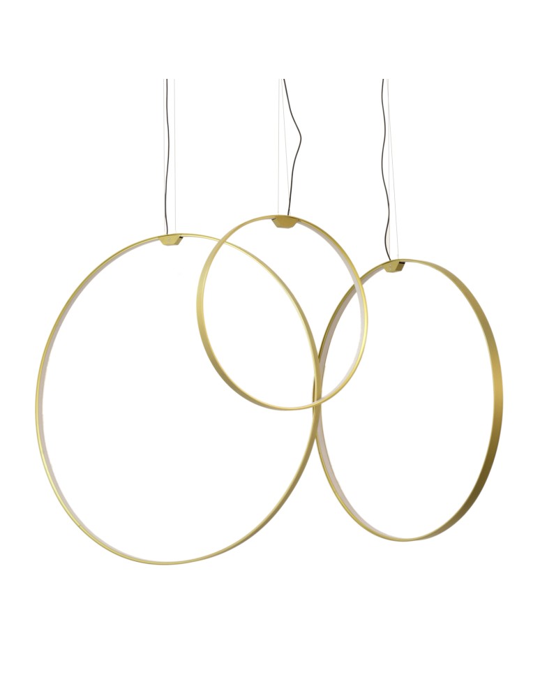 Step into Design Lampa wisząca ACIRCULO led złota 74 cm Step into Design Lampa wisząca ACIRCULO led złota 74 cm