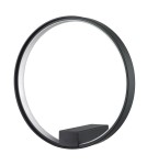 Kinkiety ringi - Step into Design Lampa ścienna ACIRCULO LED czarna 30 cm             - product 1