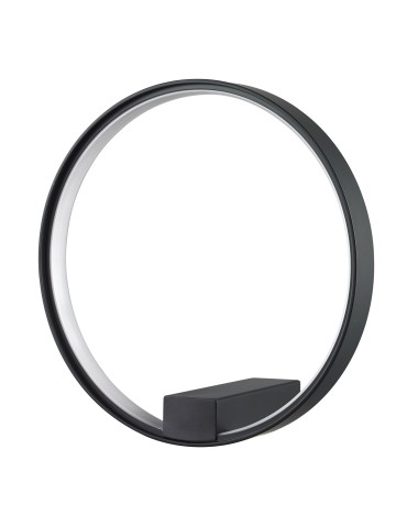 Step into Design Lampa ścienna ACIRCULO LED czarna 30 cm