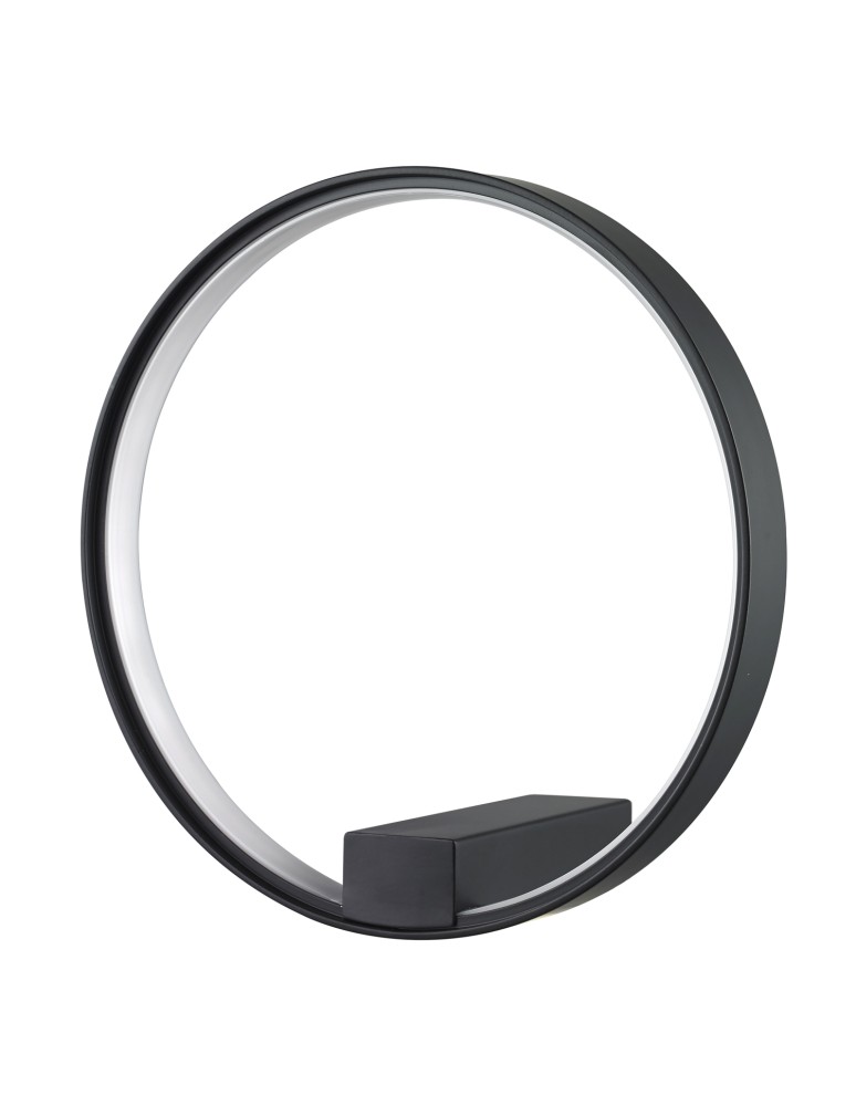 Step into Design Lampa ścienna ACIRCULO LED czarna 30 cm            