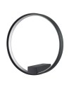 Step into Design Lampa ścienna ACIRCULO LED czarna 30 cm            