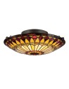 Elstead WEST END Plafon E27 2x75W Brązowy QZ-WEST-END-F