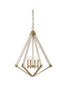 Elstead VIEW POINT Żyrandol E14 4x60W Mosiądz QZ-VIEW-POINT-L