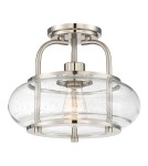 Lampy sufitowe loftowe - industrialne - Elstead TRILOGY Wisząca E27 1x60W Nikiel QZ-TRILOGY-SFS-BN - product 1
