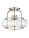 Elstead TRILOGY Wisząca E27 1x60W Nikiel QZ-TRILOGY-SFS-BN