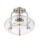 Lampy sufitowe loftowe - industrialne - Elstead TRILOGY Wisząca E27 1x60W Nikiel QZ-TRILOGY-SFS-BN - product 3