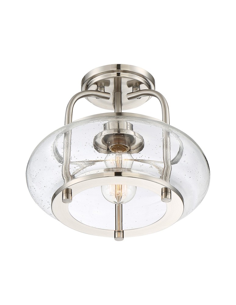 Elstead TRILOGY Wisząca E27 1x60W Nikiel QZ-TRILOGY-SFS-BN