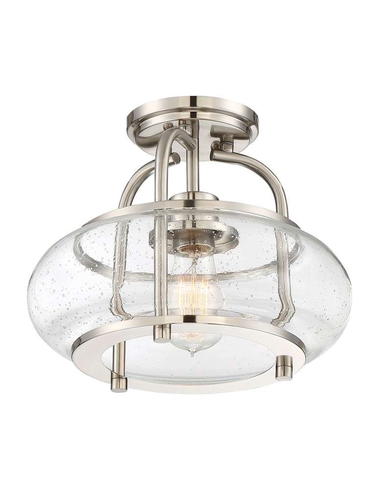 Elstead TRILOGY Wisząca E27 1x60W Nikiel QZ-TRILOGY-SFS-BN