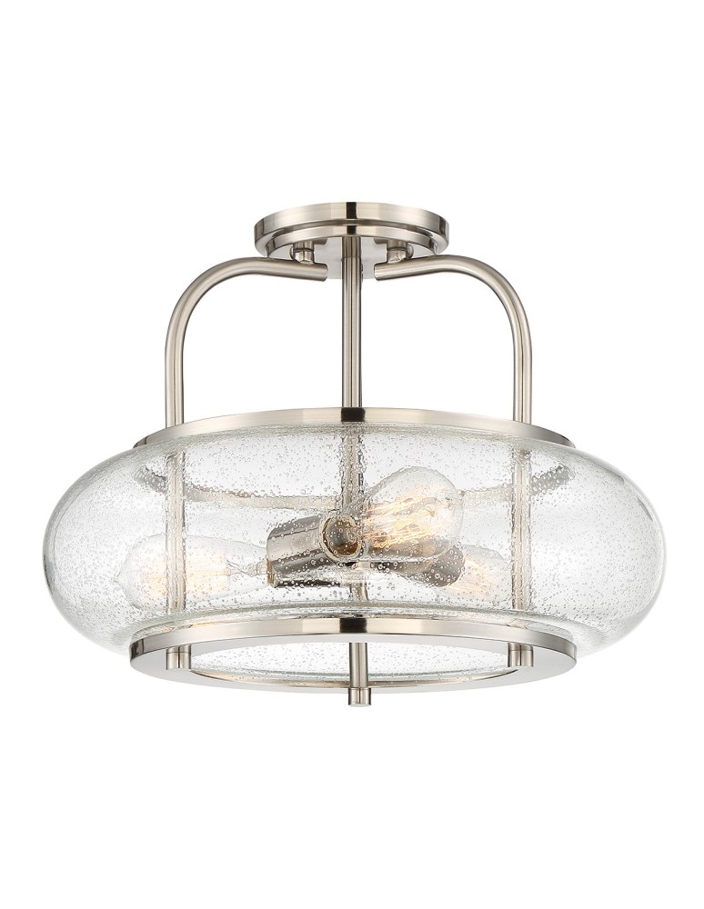 Lampy sufitowe loftowe - industrialne - Elstead TRILOGY Wisząca E27 3x60W Nikiel QZ-TRILOGY-SFM-BN - produkt kolory-swiatla.pl 1