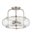Lampy sufitowe loftowe - industrialne - Elstead TRILOGY Wisząca E27 3x60W Nikiel QZ-TRILOGY-SFM-BN - product 2