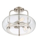 Lampy sufitowe loftowe - industrialne - Elstead TRILOGY Wisząca E27 3x60W Nikiel QZ-TRILOGY-SFM-BN - product 3