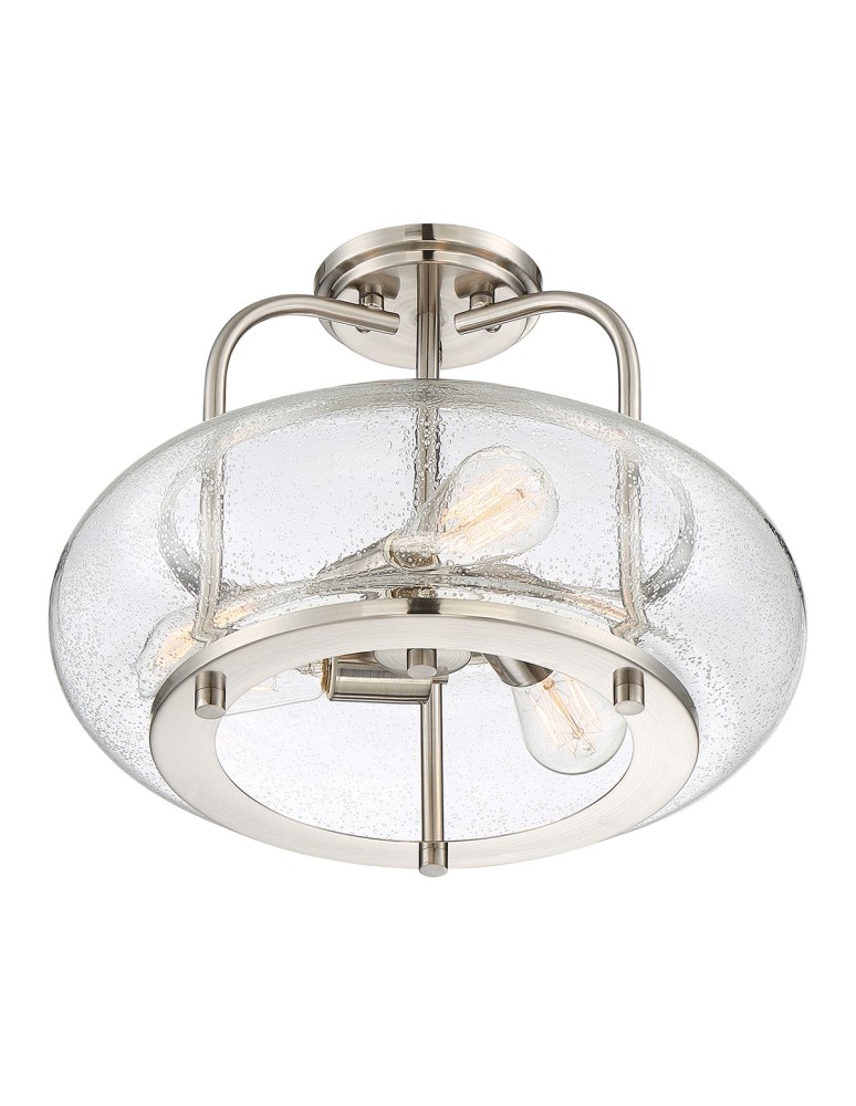 Elstead TRILOGY Wisząca E27 3x60W Nikiel QZ-TRILOGY-SFM-BN