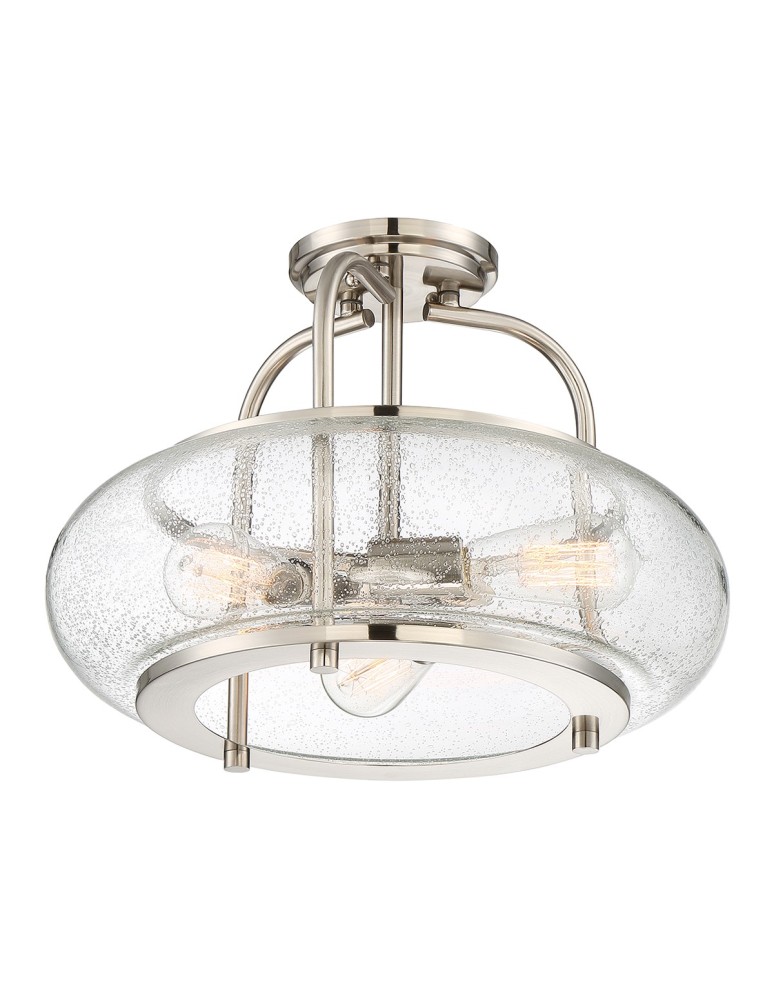 Elstead TRILOGY Wisząca E27 3x60W Nikiel QZ-TRILOGY-SFM-BN