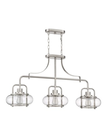 Elstead TRILOGY Wisząca E27 3x60W Nikiel QZ-TRILOGY-ISLE-BN - produkt 2