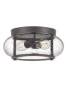 Elstead TRILOGY Plafon E27 2x60W Brązowy QZ-TRILOGY-FS-OZ