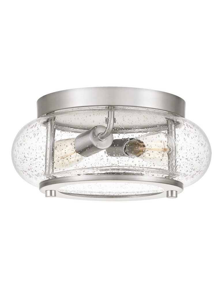 Lampy sufitowe loftowe - industrialne - Elstead TRILOGY Plafon E27 2x60W Nikiel QZ-TRILOGY-FS-BN - produkt kolory-swiatla.pl 1